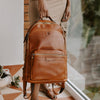 Balvaro Leather Laptop Backpack