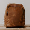Balvaro Minimalist Leather Laptop Backpack