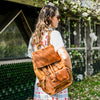 Balvaro Explorer Vintage Leather Backpack