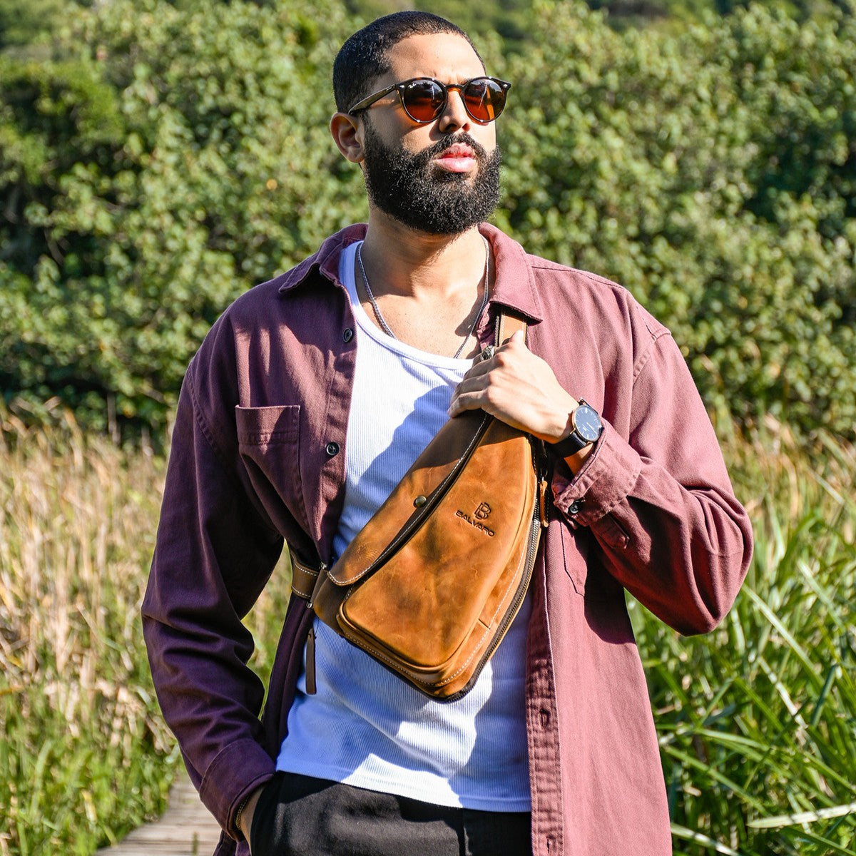 Balvaro Vintage Ultra Chest Bag