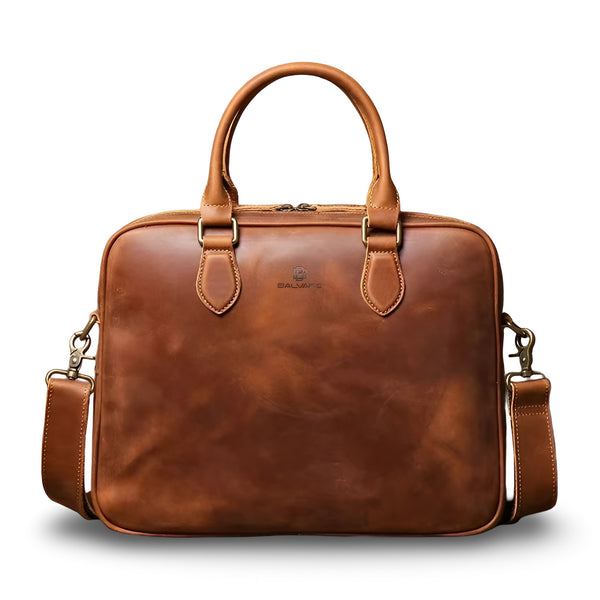 Balvaro Legacy Leather Laptop Bag