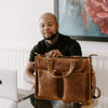 Vintage Rugged Laptop Satchel