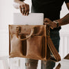 Vintage Rugged Laptop Satchel