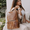 Balvaro Vintage Luxe Laptop Backpack