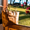 Classic Vintage Leather Shoulder Tote Bag