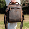 Balvaro Leather Messenger Bag