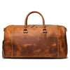 Balvaro Vintage Leather Weekender Travel Bag