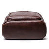 Balvaro Leather Laptop Backpack - Black