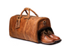 Vintage Leather Duffel Bag