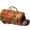 Balvaro Vintage Leather Weekender Travel Bag