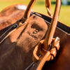 Vintage Leather Duffel Bag