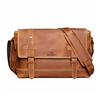 Vintage Leather Laptop Sling Bag